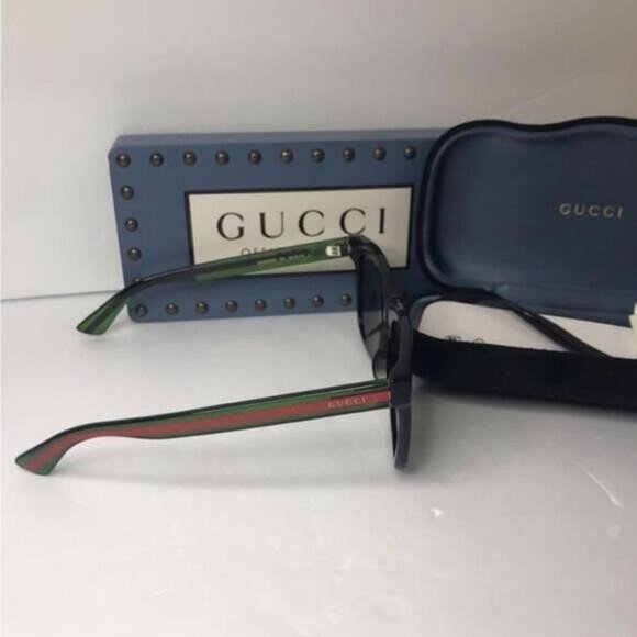 ? - New Authentic Gucci GG0057SK 002 56 GG0057SK Unisex Sunglasses main image 14